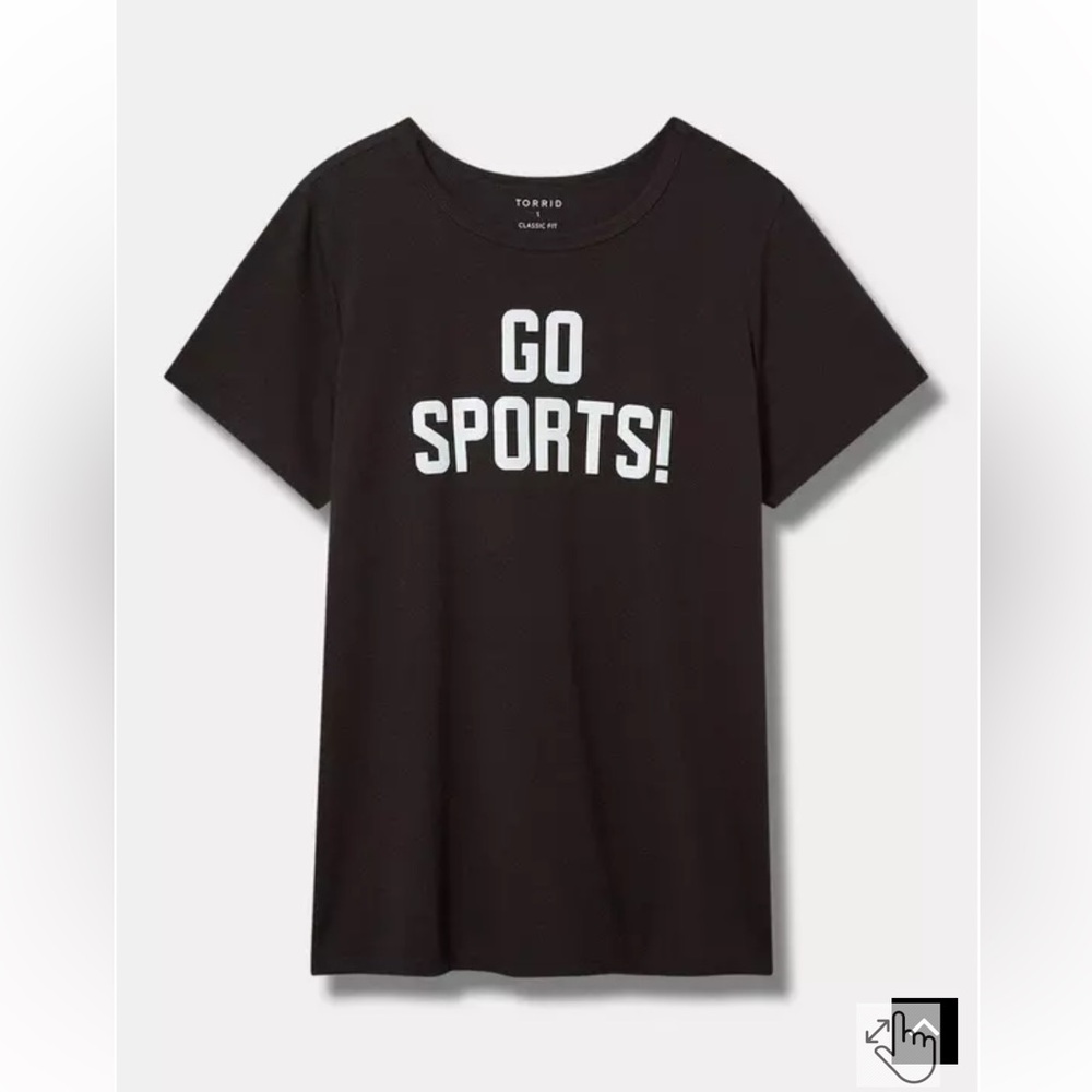 Go Sports Classic Fit Signature Jersey Crew Tee